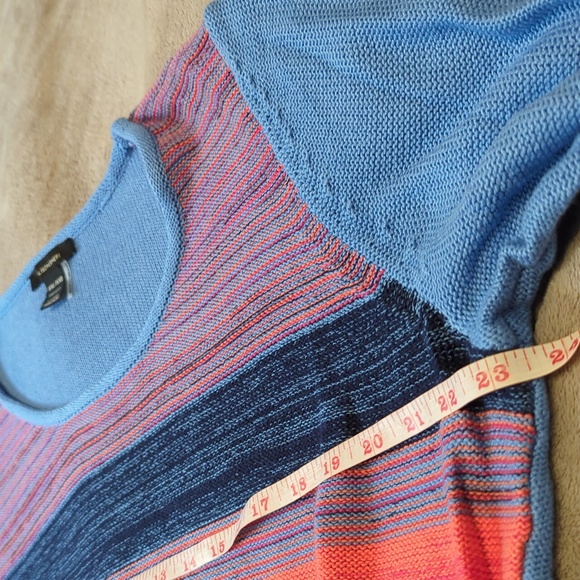 Alison Sheri striped blue and red top XXL - Picture 4 of 6